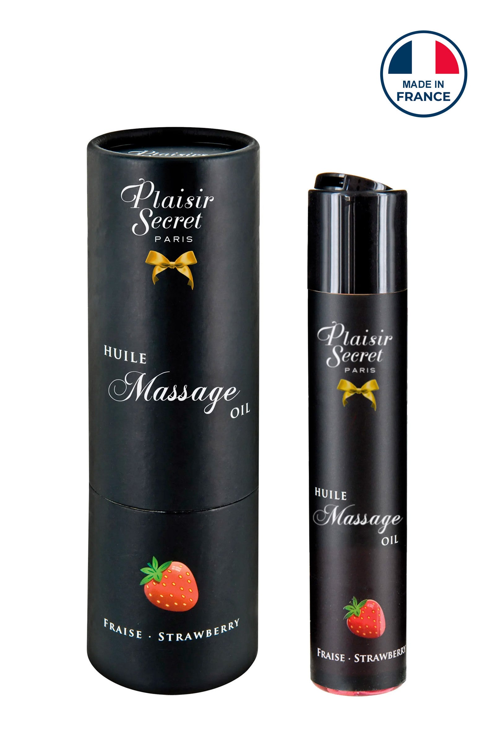 Huile de massage gourmande - Fraise