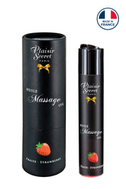 Huile de massage gourmande - Fraise