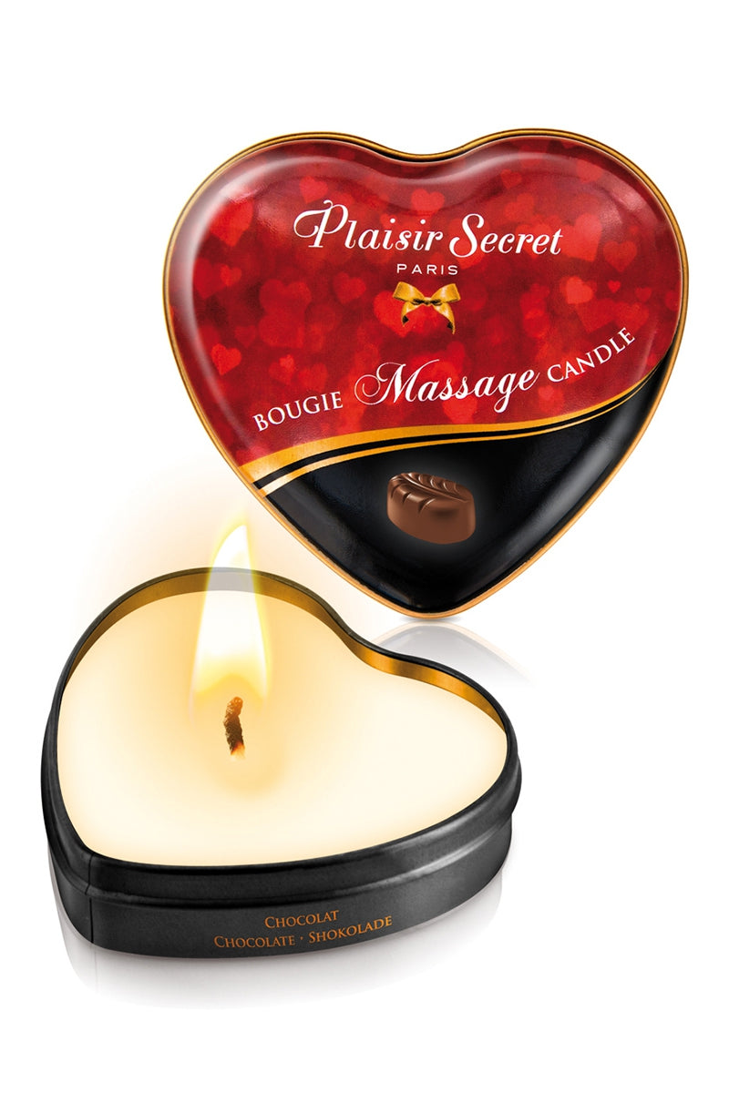 Mini bougie de massage chocolat