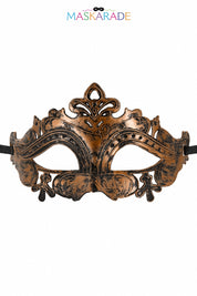 Loup semi-rigide cuivré ou argenté Hamlet