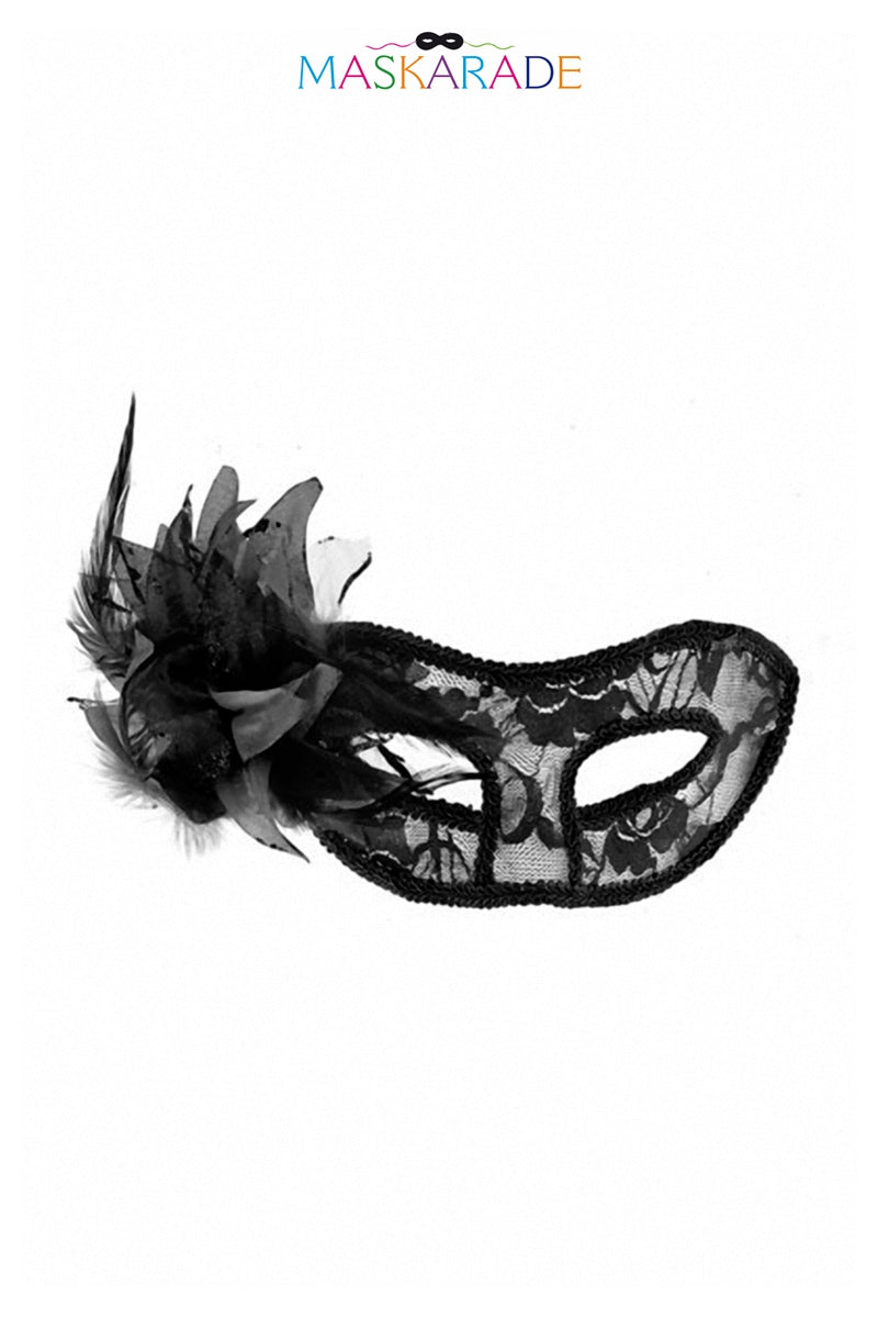 Loup semi-rigide La Traviata - Rouge ou Noir