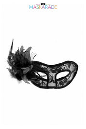Loup semi-rigide La Traviata - Rouge ou Noir