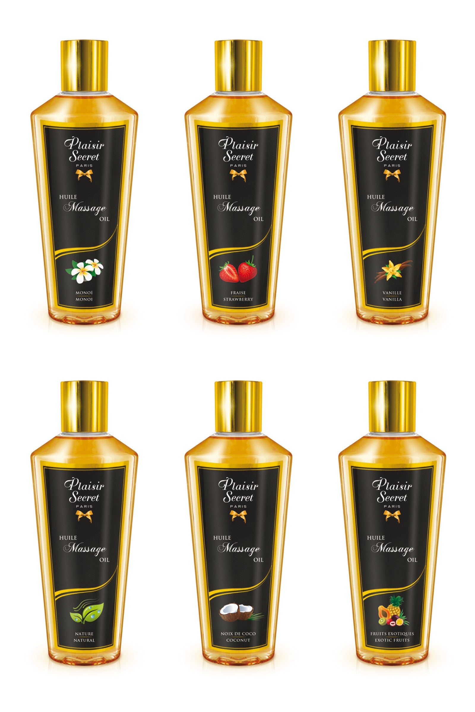 Coffret Plaisir secret 6 huiles