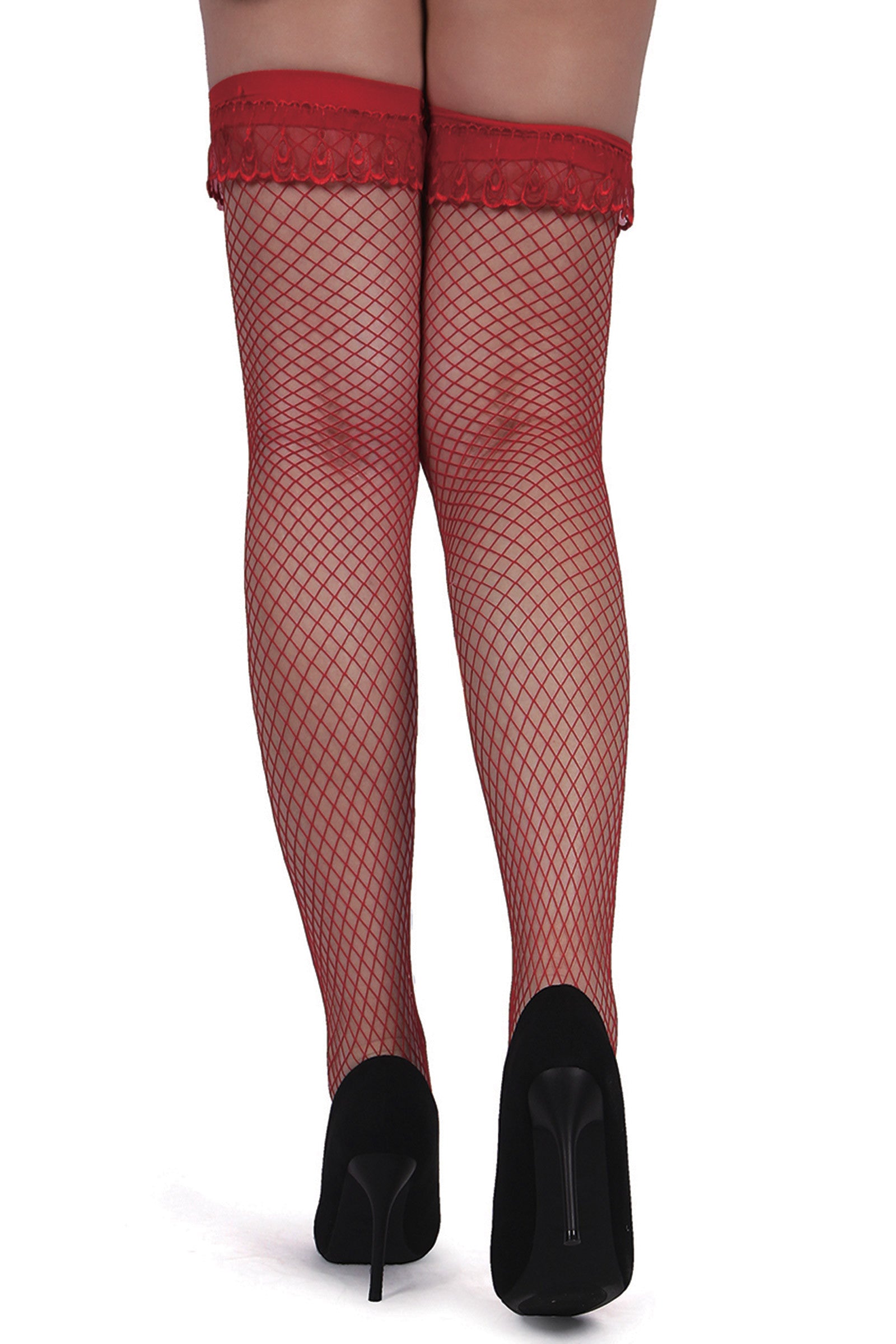 BAS RESILLE CLOCHETTES ROUGE