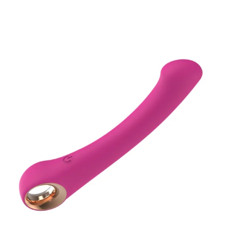 Vibromasseur point G en silicone rose by La Fée-C