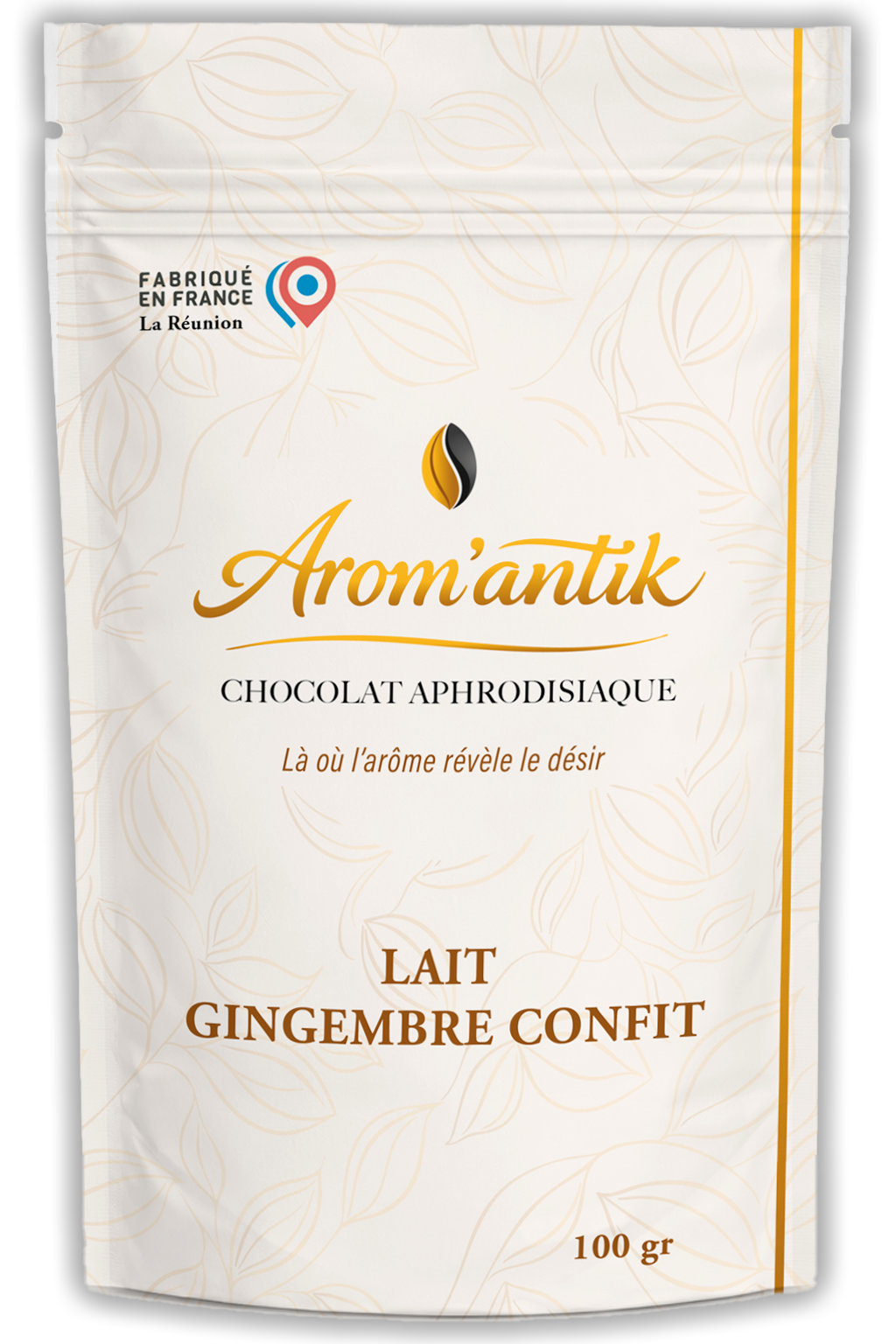 Chocolat Lait gingembre confit