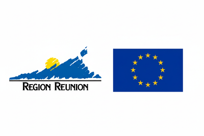 Logo Région Réunion - Union Européenne FEDER-FSE+