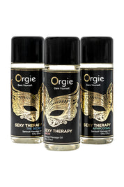 Coffret 3 huiles de massage sensuel Sexy Therapy Collection