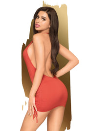 Robe Earth-Shaker rouge S/M - Penthouse